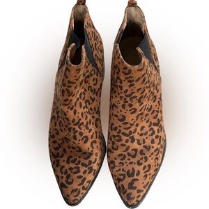 Bar III Leopard Print Ankle Boots